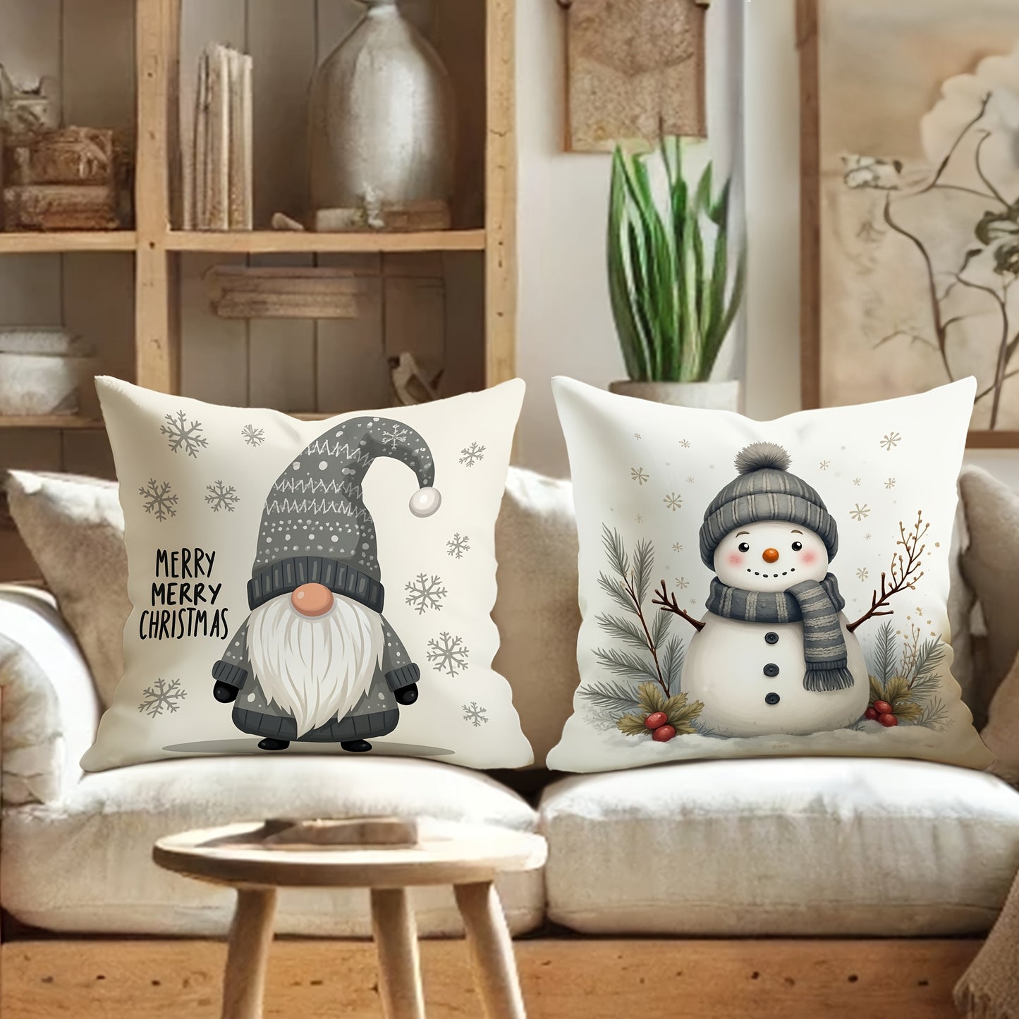 Weihnachtliche Kissen