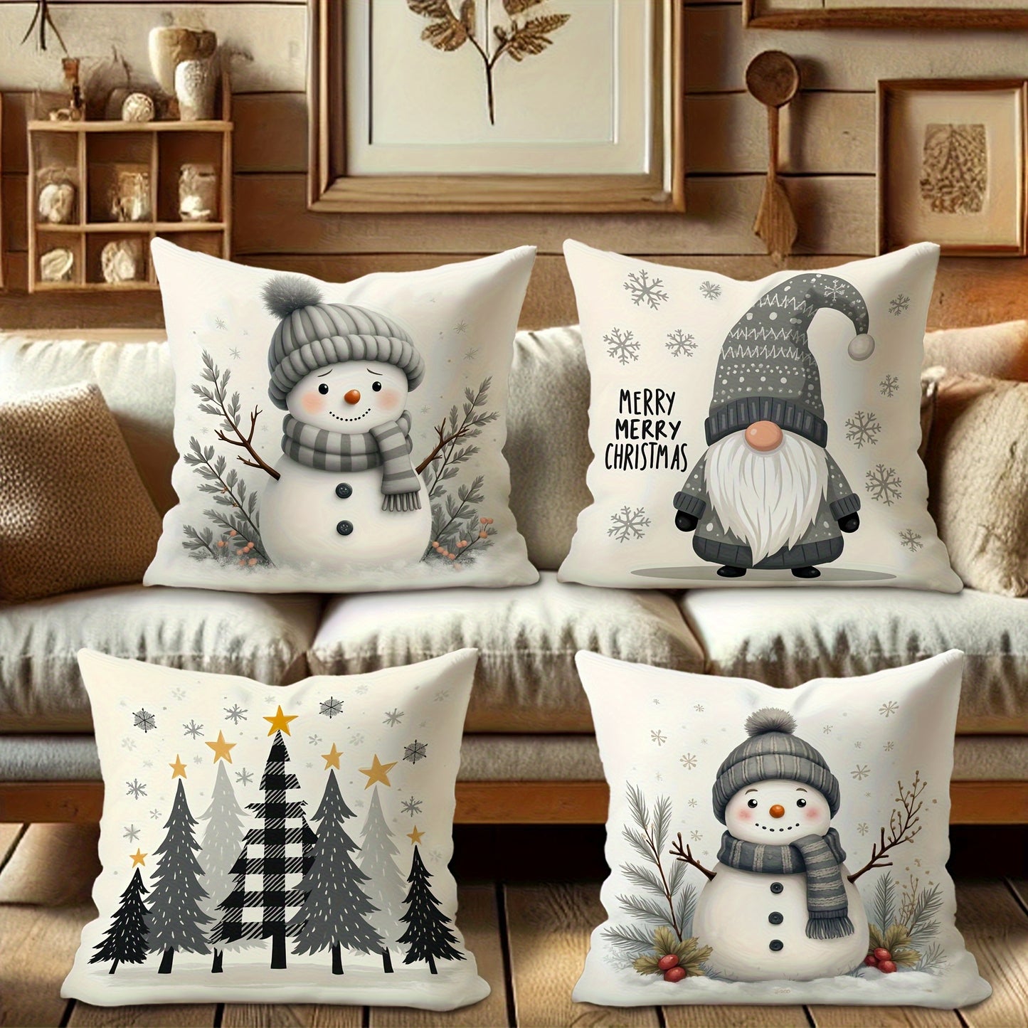 Weihnachtliche Kissen