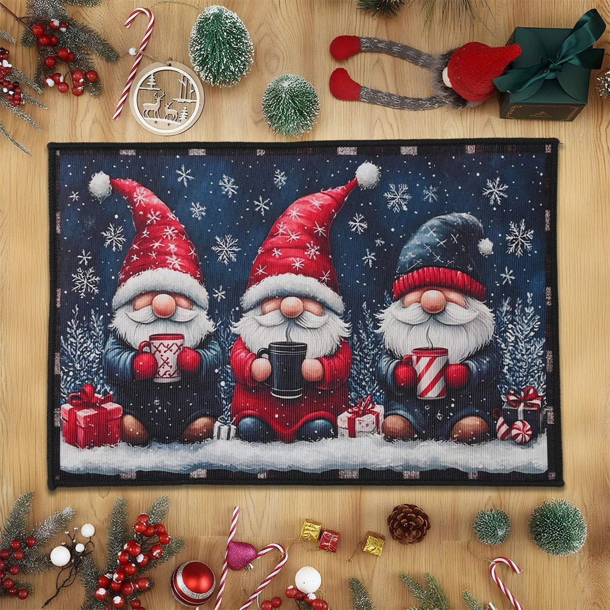 Weihnachten Willkommen Fußmatte