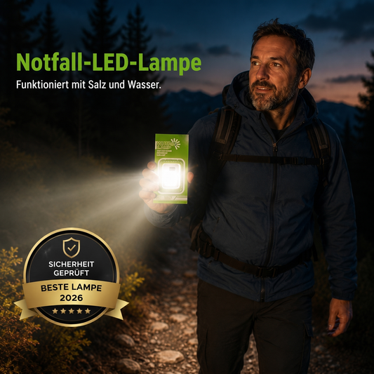 Terra Glow – Licht aus Salzwasser. Ohne Strom. Ohne Batterie.